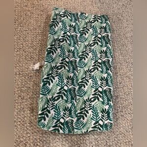 Changing pad cover- leaf